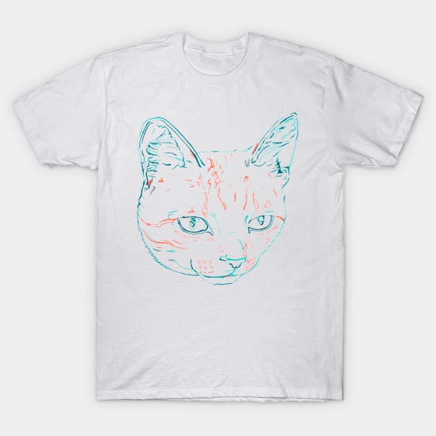 Tabby Kitten T-Shirt by RaLiz